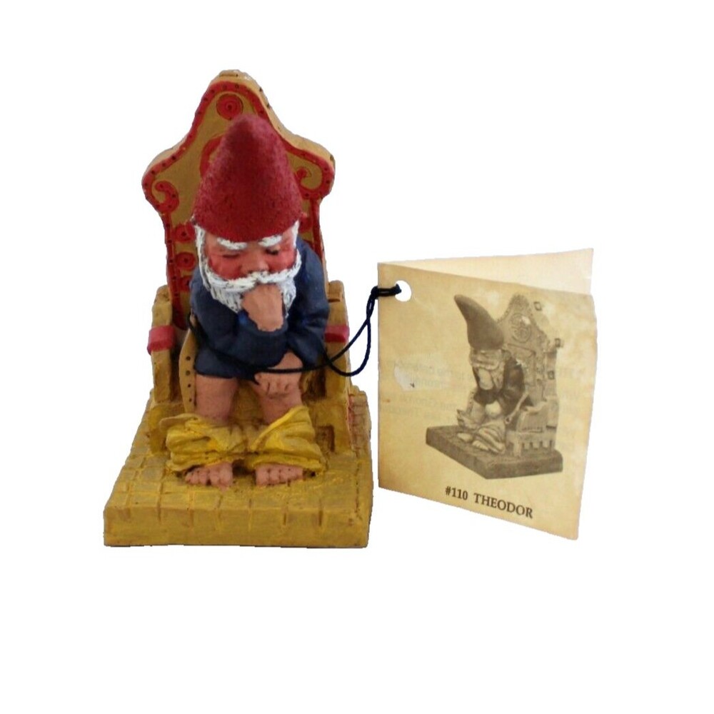 Artima Theodore the Gnome Pondering His Existence Vintage 1998 6 In Tall